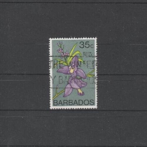 Barbados - Blumen - Briefmarke, gestempelt