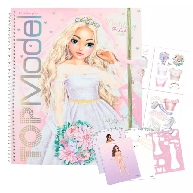 Depesche - Topmodel Create Your Wedding Special Malbuch Neu