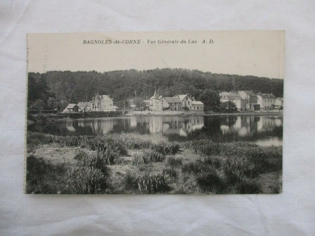 Cpa Orne 61 Orne Cars General Lake View