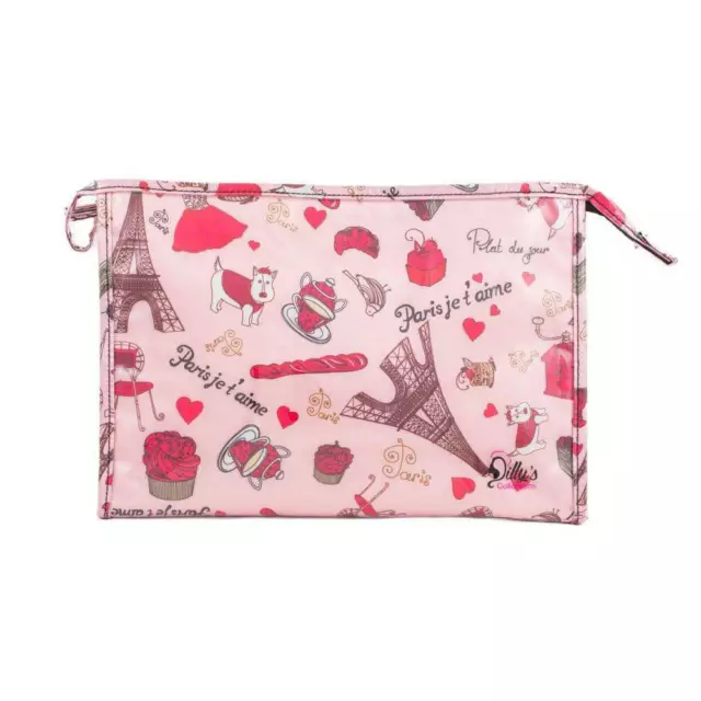 Dilly's collections Large Cosmetic Bag  Pink