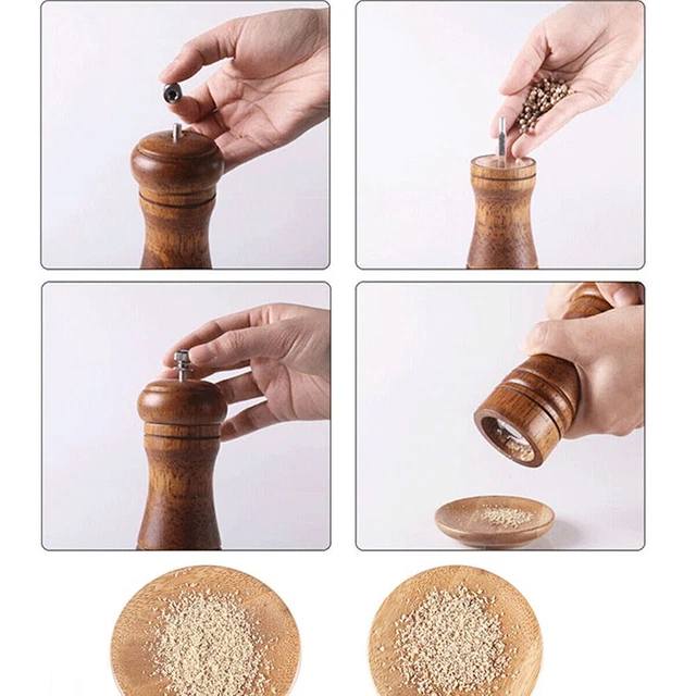 Miniature 1/6 Moulin à Poivre Et Pots à épices – Déco Maison De Poupée