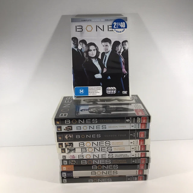 BONES　DVDセット　１〜９と11 BONES SEASONS 1-11 DVD Bundle Lot Region 4 PAL TV Series David