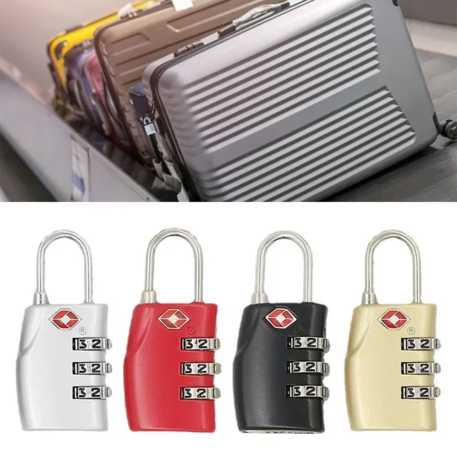 TSA Customs Password Lock Anti-theft Suitcase Luggage Coded Lock  Travel