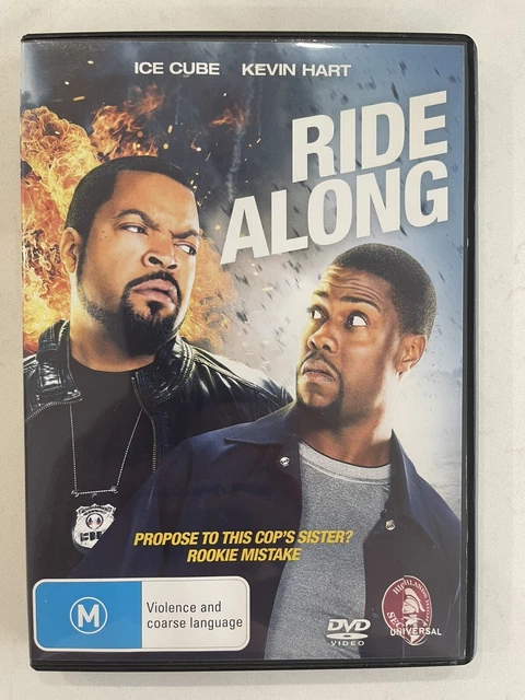 RIDE ALONG DVD 2014 VGC Region 2 4 5 Ice Cube Kevin Hart