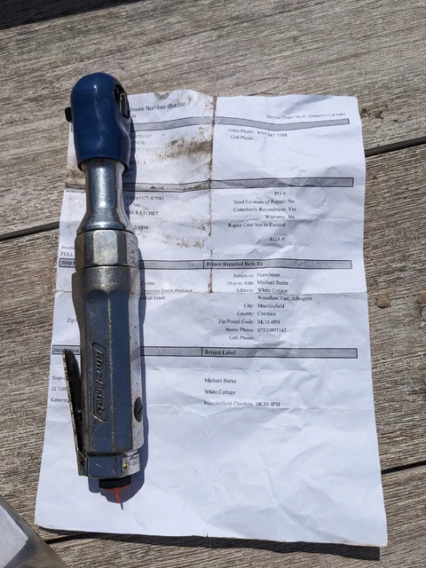 Blue Point 3/8 air ratchet, Snap On