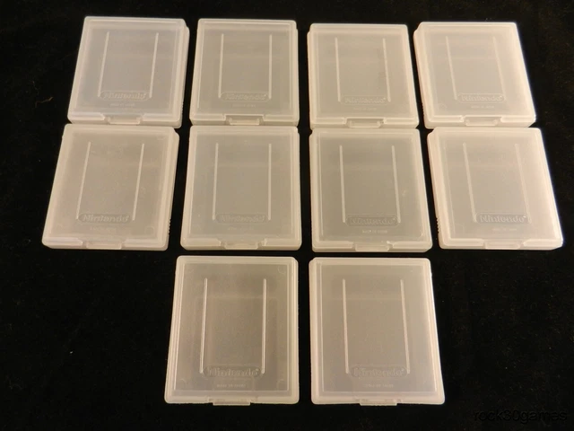 10 Official Genuine OEM Nintendo Gameboy Color Plastic Game Cases