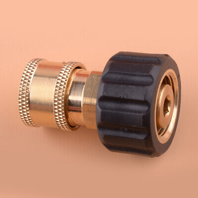 M22 to 1/4" Quick Release Connector Adapter Pressure Washer 15mm