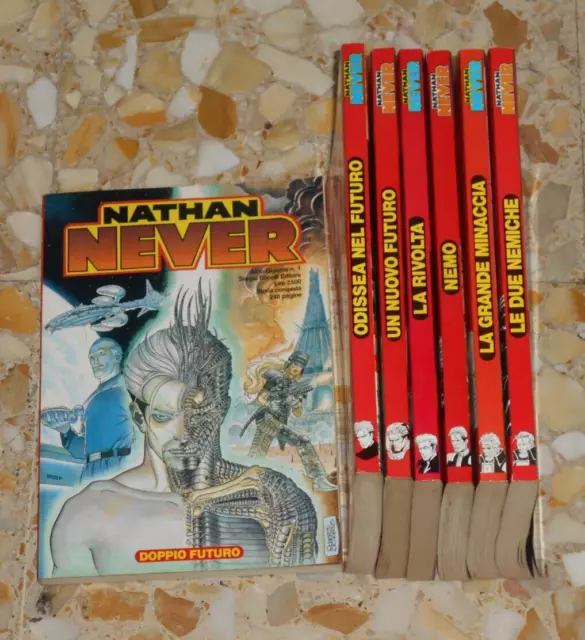 Nathan Never Gigante Sequenza 1-7 Bonelli Editore Usati Ottimi Rari Affare!!!