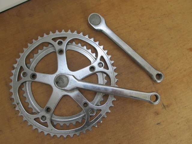 Pédalier Acier Axe Carré Pour Vélo Course Ancien - 170 Mm, 42 Dents - Occasion France
