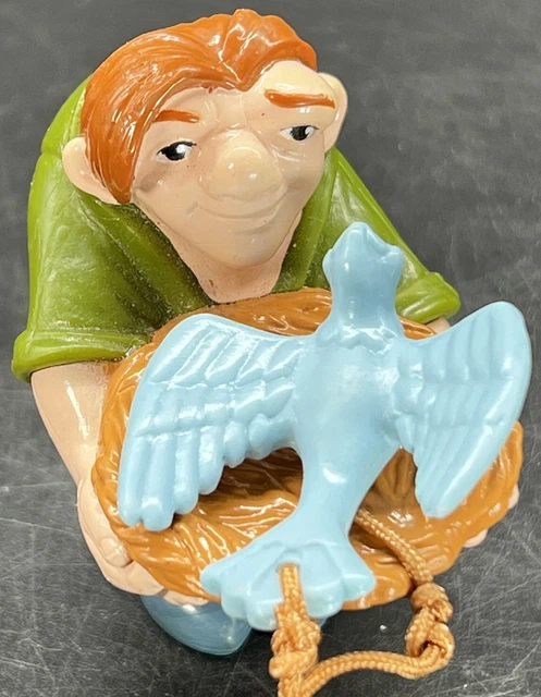 DISNEY HUNCHBACK OF Notre Dame Quasimodo PVC Figure with Bird Nest B ...