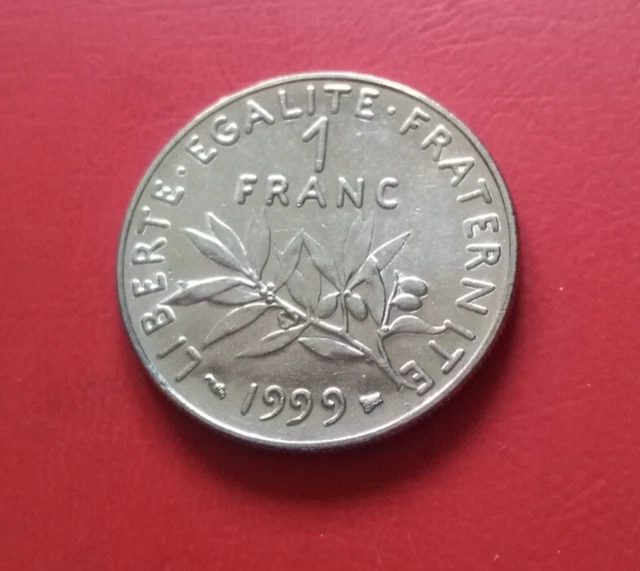 Lot de 21 pièces de 1 Franc Semeuse 1960 à 1999 - Trésor du Patrimoine