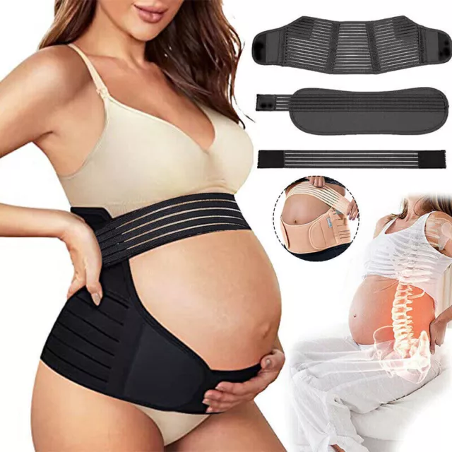 Maternity Belt Waist Abdomen Support Pregnant Women Belly Band Back Brace Warp 3