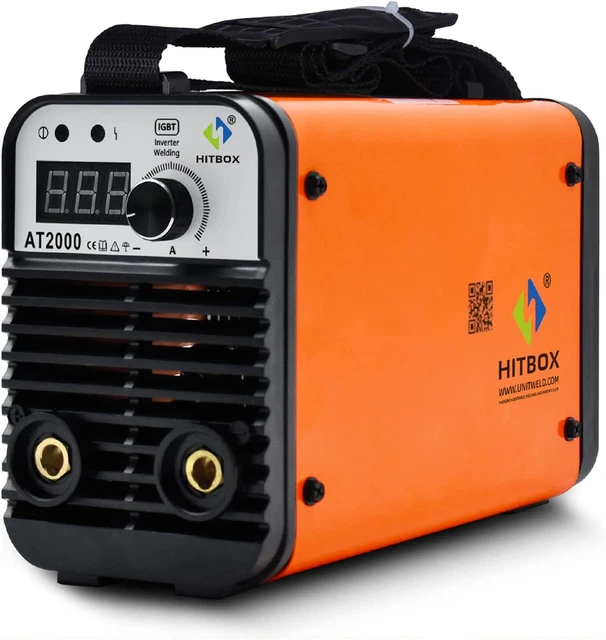 HITBOX 200Amp ARC MMA Welder 110V/220V Stick Welding Machine Portable With LCD