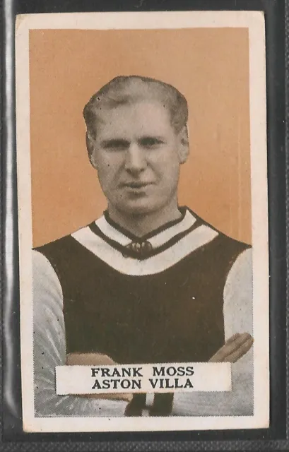 BAT, berühmte Fußballer - Set 2, FRANK MOOSS, ASTON VILLA, Nr. 23, Sehr guter Zustand, 1924