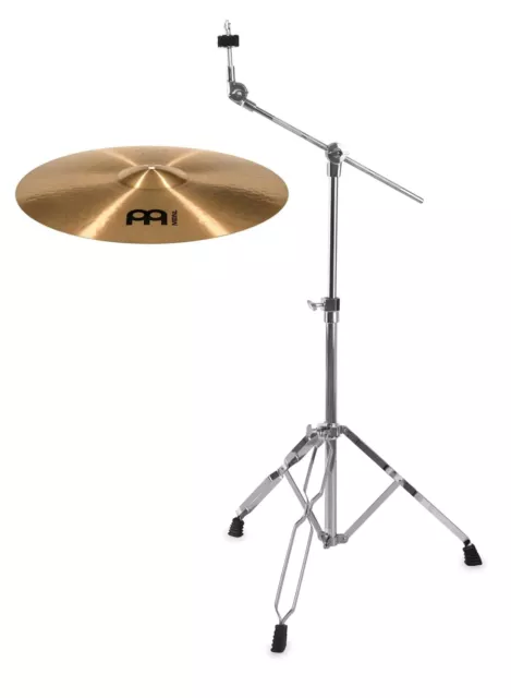 Meinl Pure Alloy 20" Medium Ride Becken Galgen Becken Ständer Set