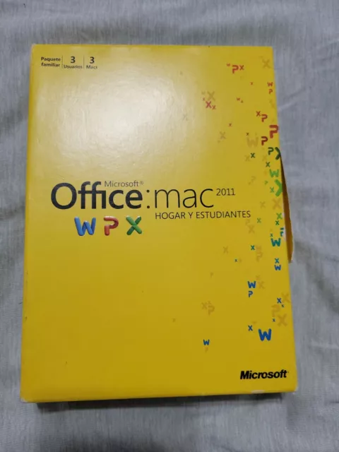 Micorosoft Office: Mac 2011 Hogar y Estudiantes