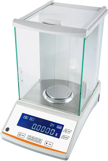 New 220 x 0.0001g Lab Digital Analytical Balance Scale Range 220g Precison 0.1 m