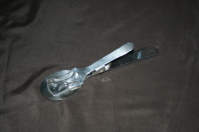 Pince à Asperges Vintage Métal Argenté, Modèle Pélican 123 Gulden, 23 Cm, Reproduction Française