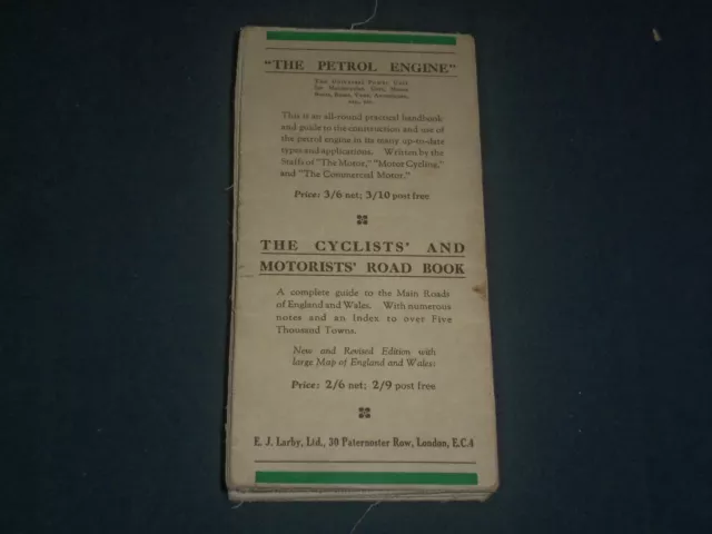 1900'S The Cyclists & Motorists Map Of England And Wales - J 3936 3