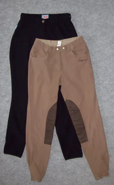 LOT de 2 Pantalons Equitation FEMME Taille 36, Belstar/Fouganza  - (LPEF_117)