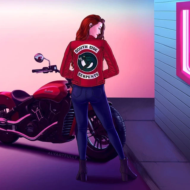 VESTE CORDURA FEMME Riverdale Southside Serpents Cheryl Blossom