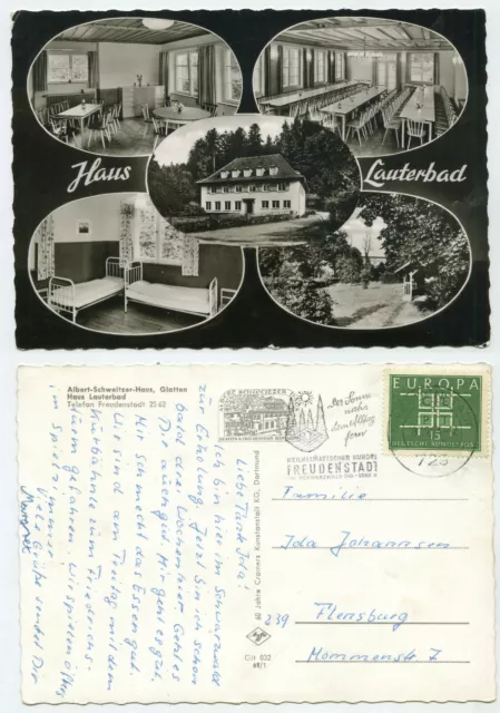 89418 - Glatten - Haus Lauterbach - Echtfoto - AK, gelaufen 30.10.1963