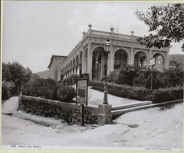 Tirage Photo Vintage Stengel & Co, Split Hrvatska - Année 1900 - Format 24,5x29,5 Cm