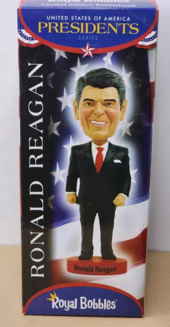 Royal Bobbles Bobble Head 8" United States of America Presidents RONALD REAGAN