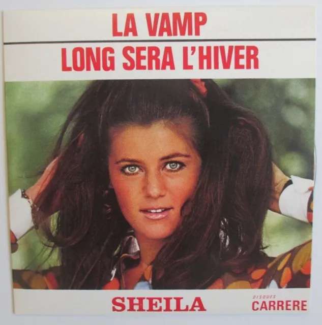 Sheila - Cd Single "Ep" 4 Titres (Vinyl Replica) "Long Sera L'hiver"