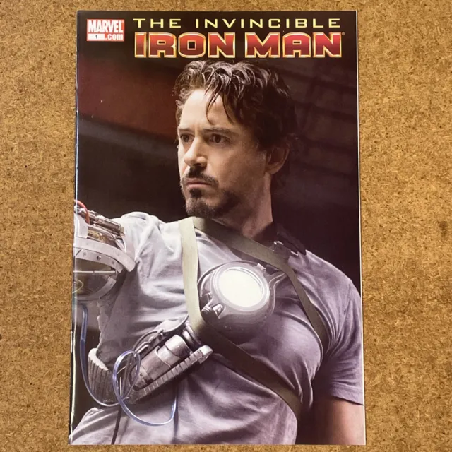 Invincible Iron Man # 1 Robert Downey Jr Photo Variant Marvel 2008 Rdj Nm Movie