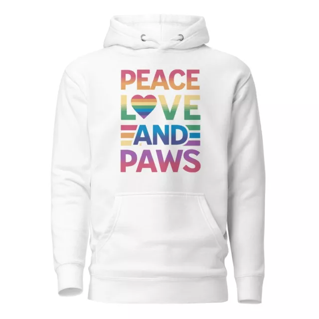 Peace, Love, and Paws Classic Hoodie