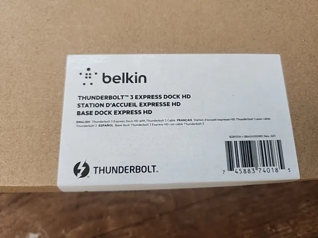 NEW GENUINE OEM Belkin Thunderbolt Wired And USB Docking Station