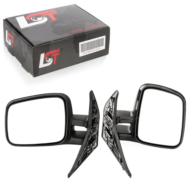 HZ-DESIGN Specchietto Laterale Specchio Sinistro Manuale Vetro Plan Compatibile Con VW T4 7/1990-3/2003 - Foto 2