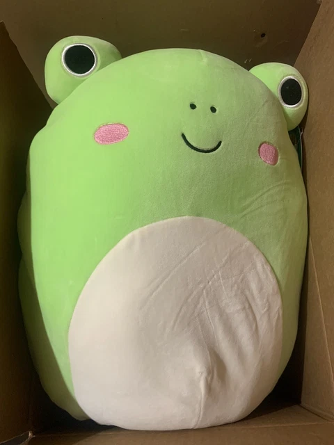 Rare Squishmallow Doxl The Frog 16 with Crown, Thailand