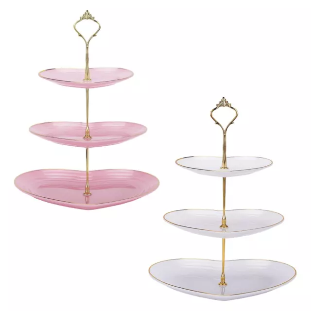 3-Tier Cupcake Stand Tiered Tray Fruit Display Stand Dessert Stand Cake Stand