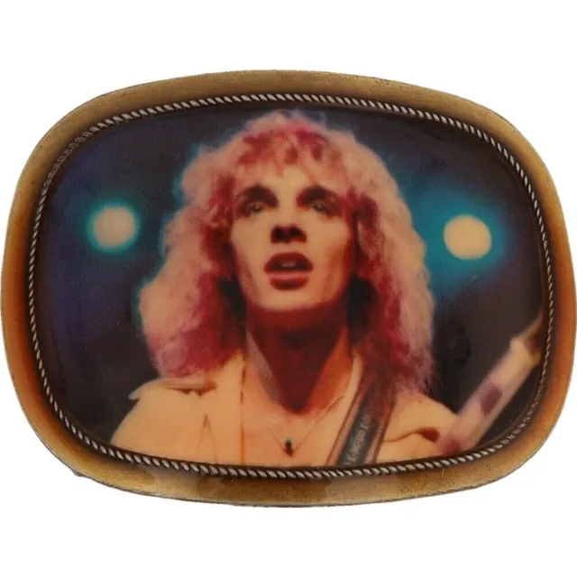 Peter Frampton Band Music Rock Pacifica Hippie Aucoin 1970s Vintage Belt Buckle