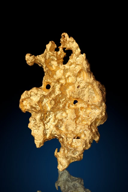 Beautiful and Intricate Large Australian Gold Nugget- 45.3 grams Beautiful and Intricate Large Australian Gold Nugget- 45.3 grams