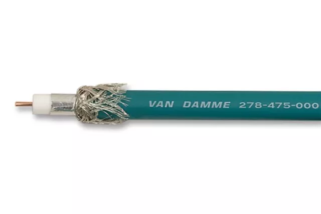 VAN DAMME - HD Vision RG11/U LSZH Ecoflex Coaxial Cable Blue, Per Metre