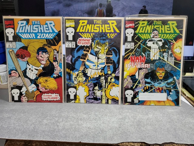 The Punisher: War Zone #4, 5 & 6 Lot of 3 (1992-1995) Marvel Comics