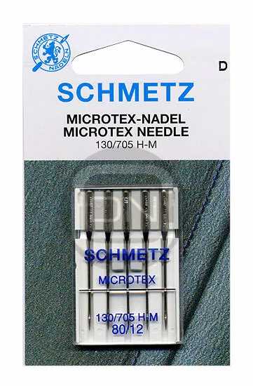 Microtex Nadel Stärke 80, 5er Pack (Schmetz)