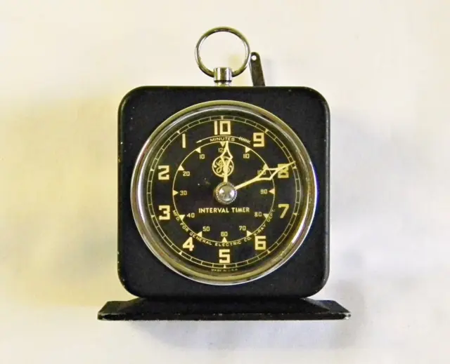 Vintage 1952 General Electric Co. X-Ray Wind-up Interval Darkroom Timer