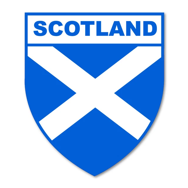 Scotland Flag 3D Resin Domed Gel Emblem Sticker – Vinyl Decal For Car, Laptop, Motorcycle