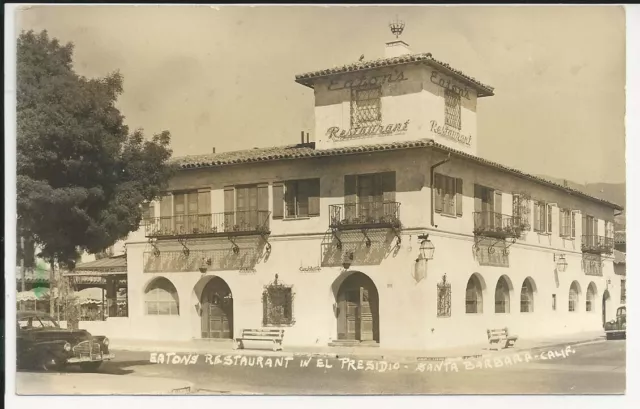 Eatons Restaurant In El Presidio Santa Barbara California 1940's