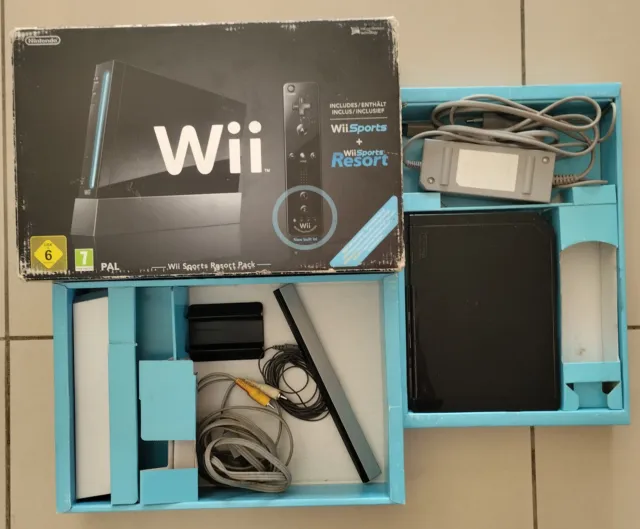 Console Nintendo Wii Noire en Boîte