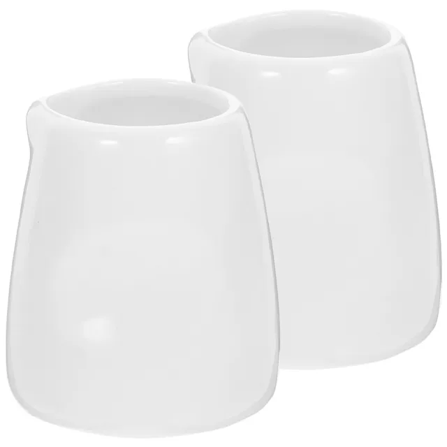 2 pezzi tazze salse in ceramica, mini tazze per salse, mini latticini per