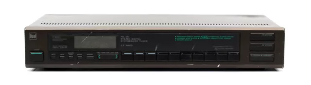 Dual CT 7050 FM/AM Stereo Digital Synthesizer Tuner CT7050