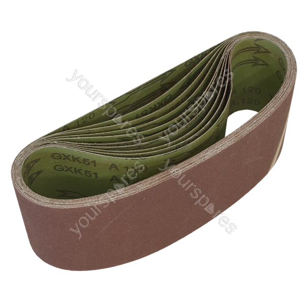 Sealey Sanding Belt 100 x 610mm 120Grit - Pack of 10