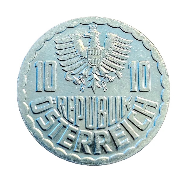 1987 Austria 10 Groschen Coin KM#2878 Ungraded 1431