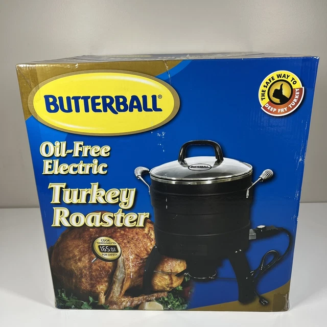 NEW MASTERBUILT BUTTERBALL OilFree Electric Turkey Fryer Roaster