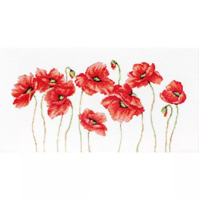 Cross-stitch kit Poppies B2223 luca-s